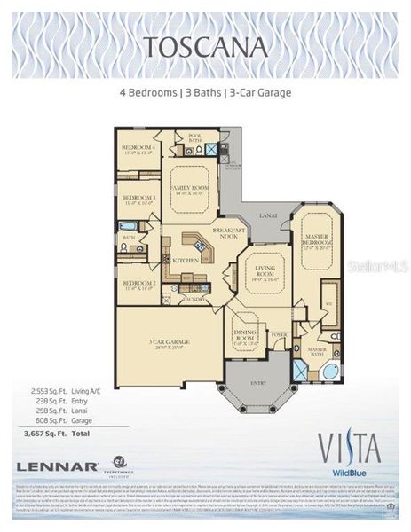 2D floor plan layout of this home in , Venice, FL (Image 3). 2D floor plan layout of this home in , Venice, FL (Image 3).