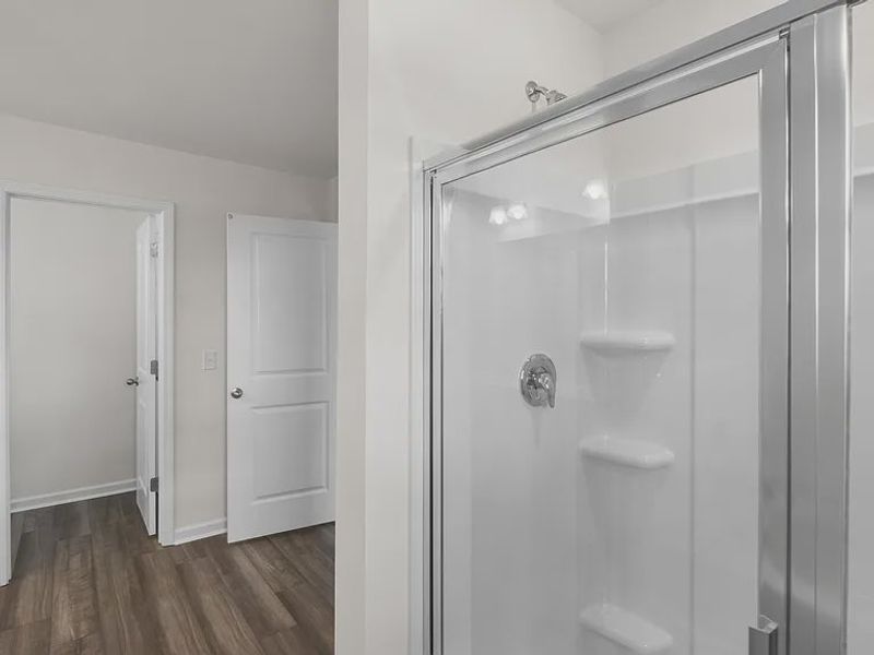 Close-up of interior finishes inside a home in Providence Station at Trolley Run, Aiken (Image 8).