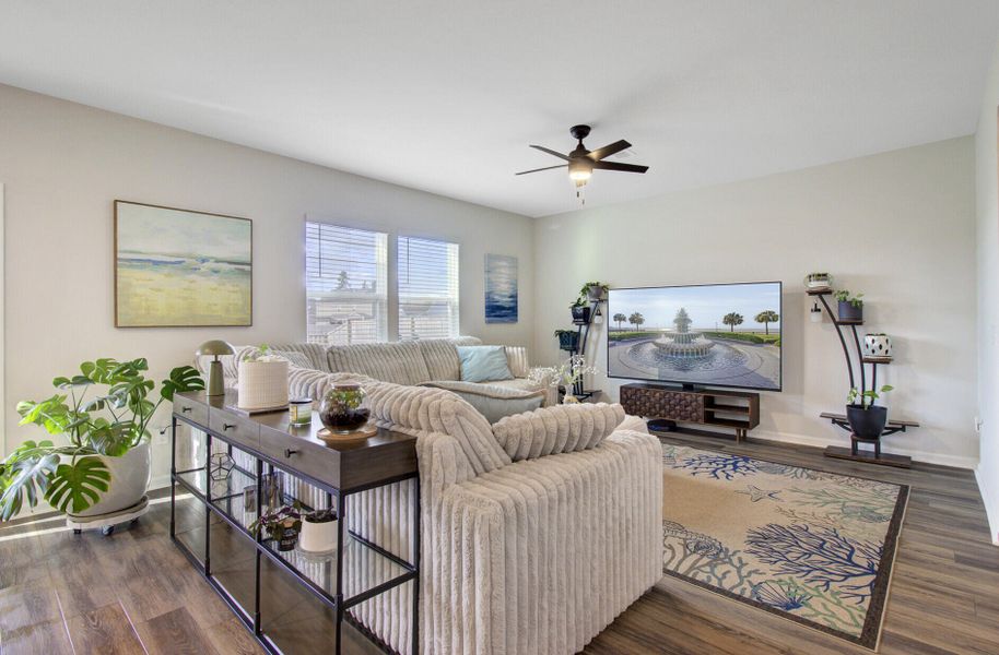 Furnished interior view inside a new home in Sanctuary Cove at Cane Bay, Summerville (Image 5).