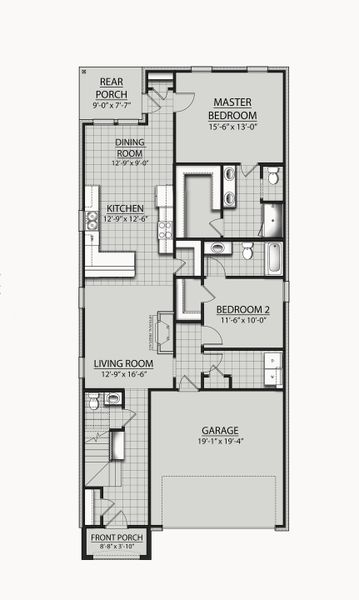 2D floor plan layout for the Beacon II D by DSLD Homes in Two Step Farm, Montgomery, TX (Image 2). 2D floor plan layout for the Beacon II D by DSLD Homes in Two Step Farm, Montgomery, TX (Image 2).