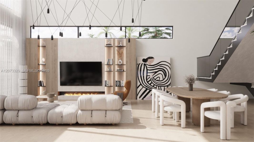 Furnished interior view inside a new home in , North Bay Village (Image 8).