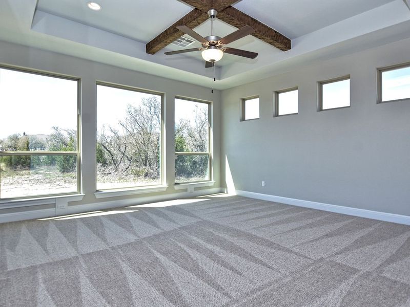 Representative unfurnished interior of a home built from the San Simeon I by Giddens Homes in Clearwater Ranch, Liberty Hill (Image 437).