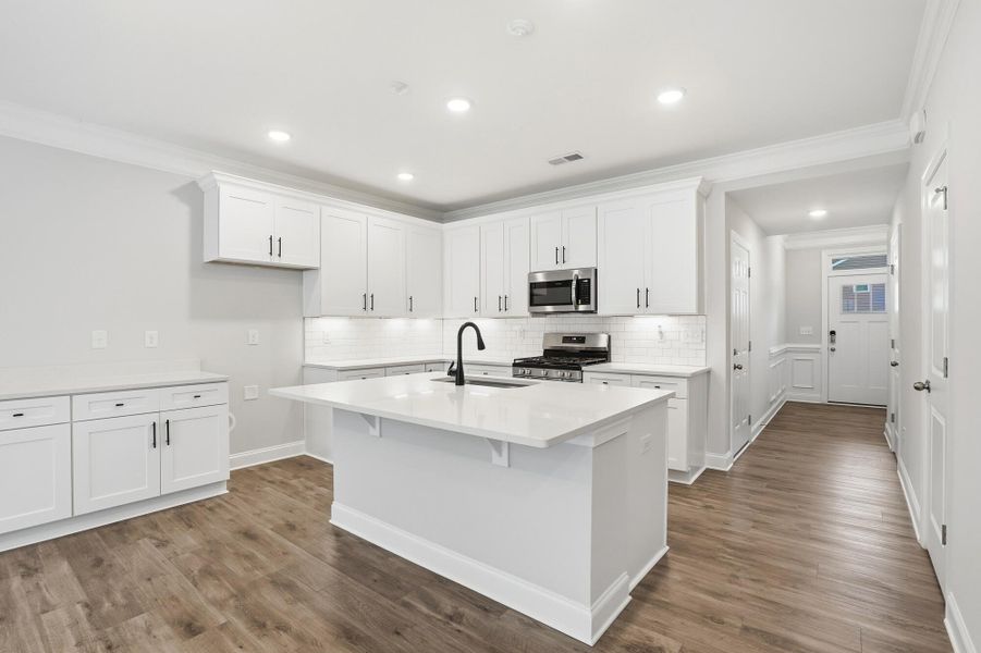 Furnished interior view inside a new home in Harrisburg Village Townhomes, Harrisburg (Image 8).