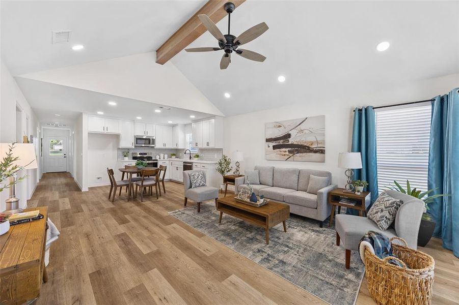 Furnished interior view inside a new home in , Henrietta (Image 28).