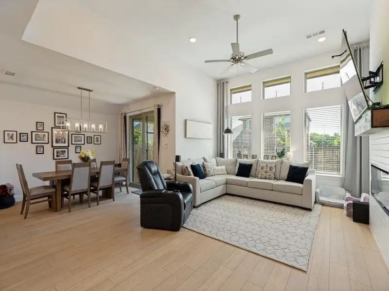 Furnished interior view inside a new home in , Anna (Image 11). Furnished interior view inside a new home in , Anna (Image 11).