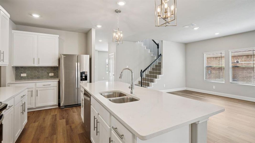 Photo is not of the actual home, but is an inspirational photo of builder’s model home and may depict options, furnishings, and/or decorator features that are not included.