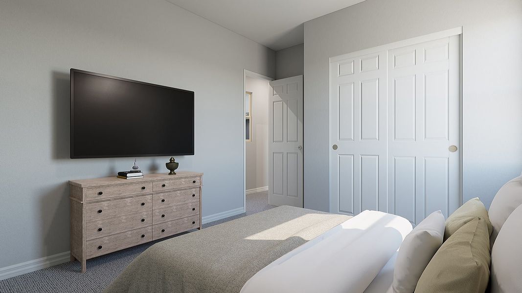 Representative furnished interior of a home built from the Iris Plan 60-1 by Tri Pointe Homes in Navarre at Abel Ranch, Goodyear (Image 23).