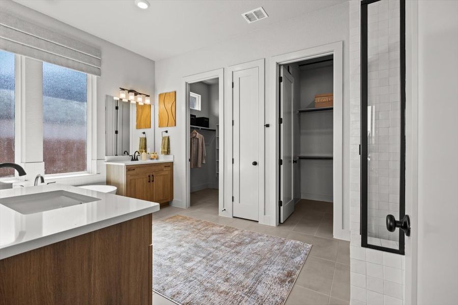 Furnished interior view inside a new home in Lariat, Liberty Hill (Image 50).