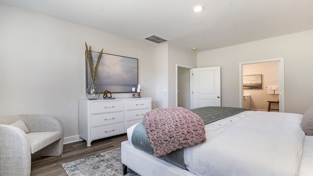 Furnished interior view inside a new home in The Bluffs at Mill Creek, Florence (Image 13).