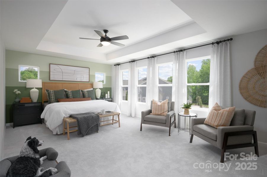 Furnished interior view inside a new home in North Creek Village, Huntersville (Image 12).