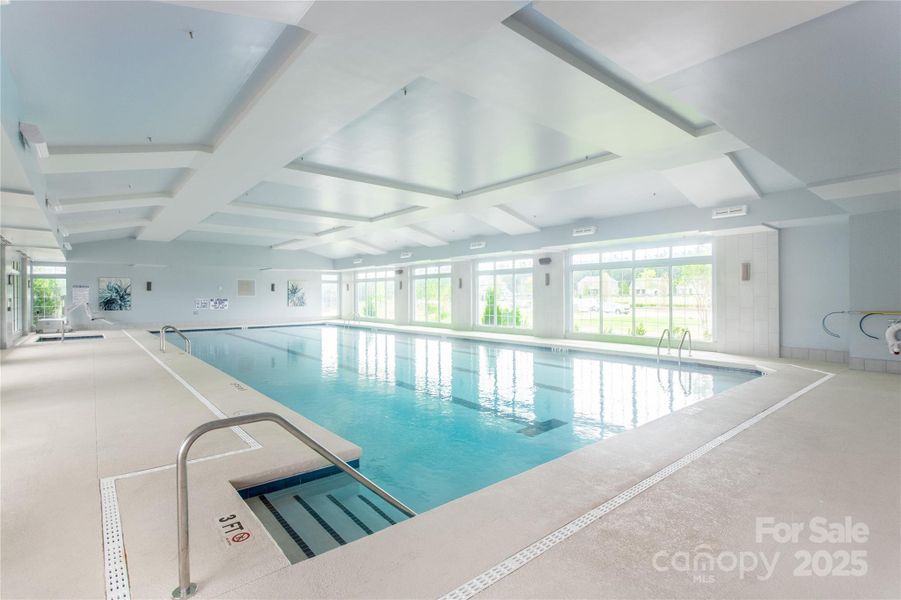 Indoor Pool with Lap Lanes