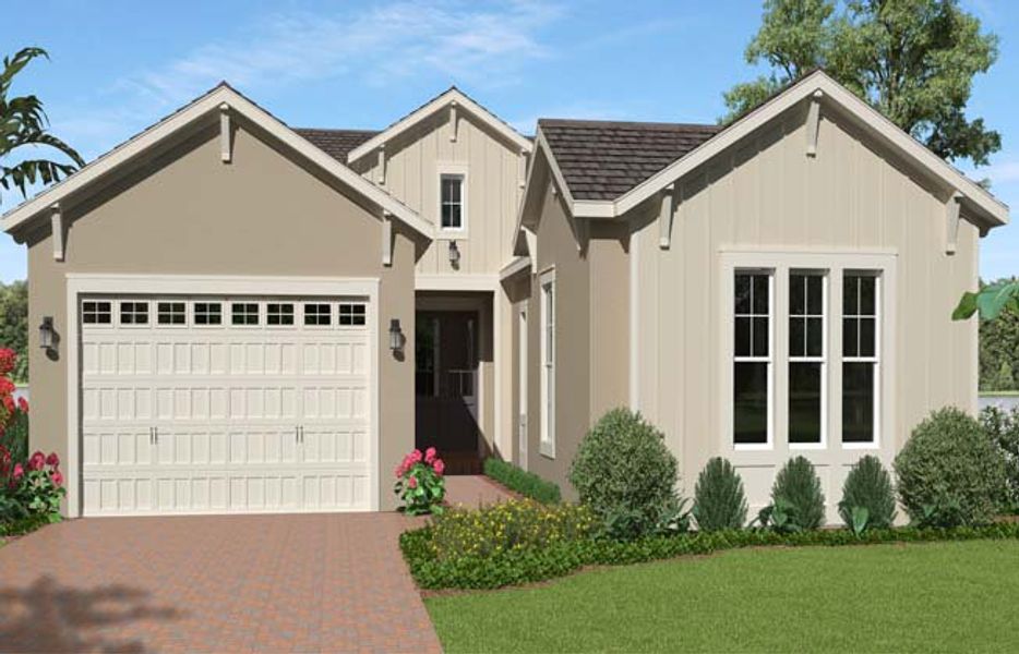 Representative exterior photo of a completed home built from the Woodlark Grand by Minto Communities in Westlake, Loxahatchee, FL (Image 2). Representative exterior photo of a completed home built from the Woodlark Grand by Minto Communities in Westlake, Loxahatchee, FL (Image 2).