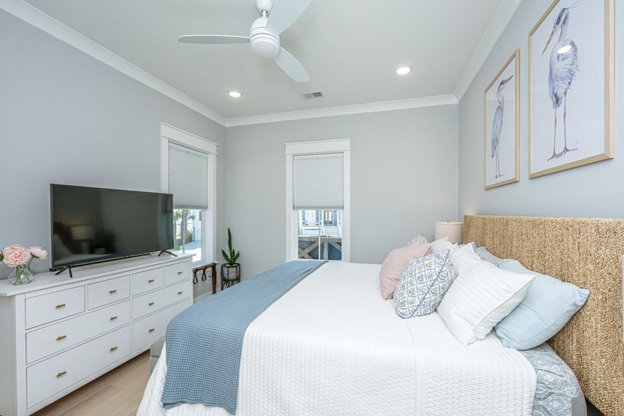 Furnished interior view inside a new home in , Charleston (Image 14).