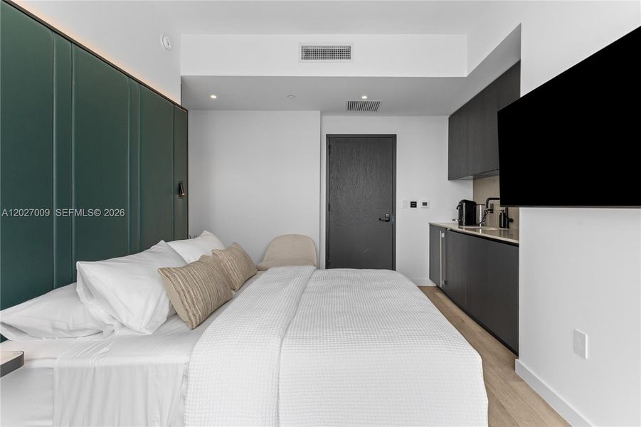 Furnished interior view inside a new home in , Miami (Image 33).