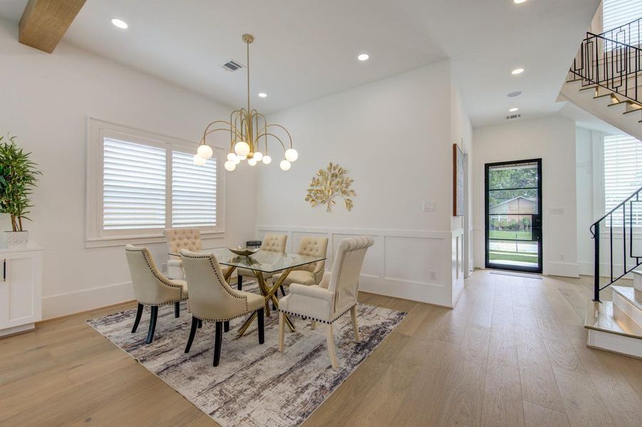 Furnished interior view inside a new home in , Houston (Image 18). Furnished interior view inside a new home in , Houston (Image 18).