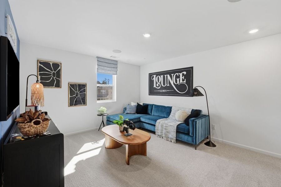 Representative furnished interior of a home built from the Wakehurst by Taylor Morrison in Falls Creek, Flowery Branch (Image 18).