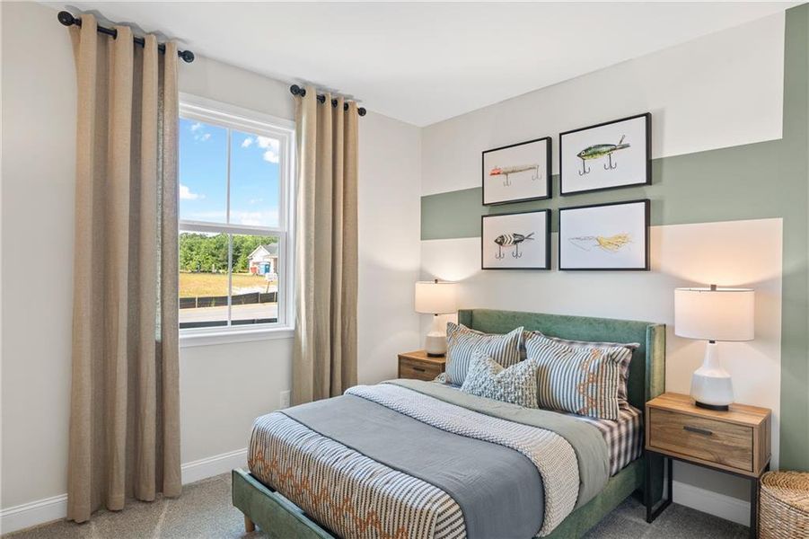Furnished interior view inside a new home in Overland, Locust Grove (Image 9).