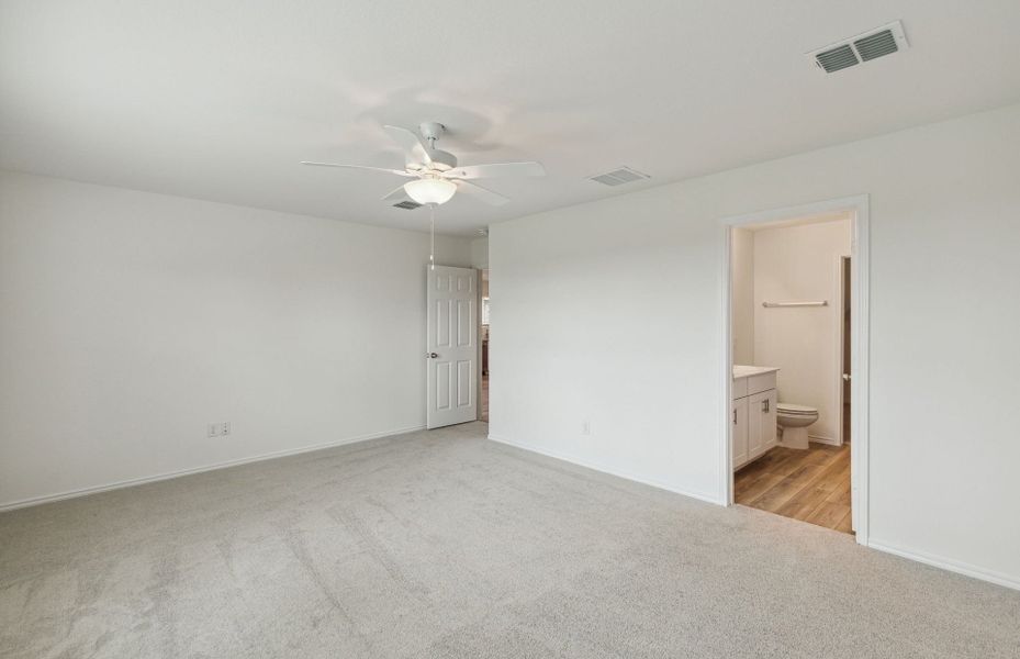 Representative unfurnished interior of a home built from the Dinero by Centex in Arboretum Estates, Terrell (Image 23). Representative unfurnished interior of a home built from the Dinero by Centex in Arboretum Estates, Terrell (Image 23).
