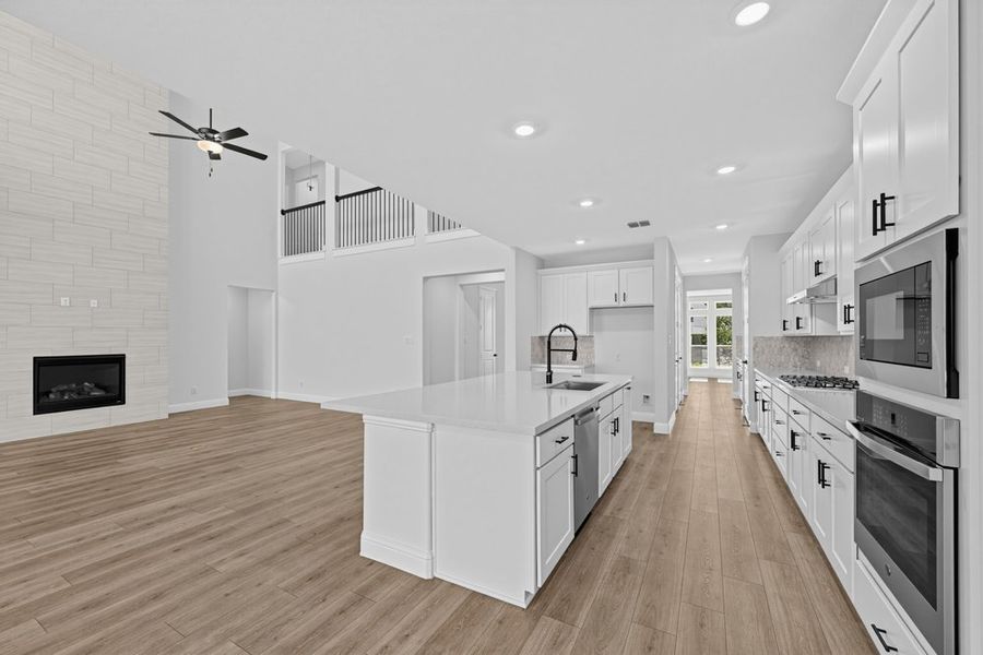Furnished interior view inside a new home in The Ridge at Northlake, Northlake (Image 8).