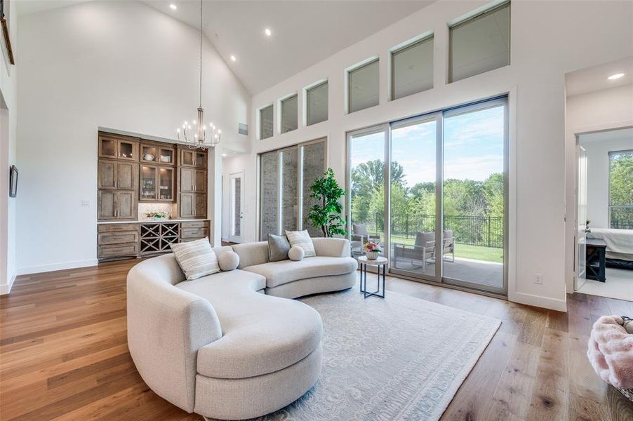Furnished interior view inside a new home in Sandbrock Ranch, Aubrey (Image 13).