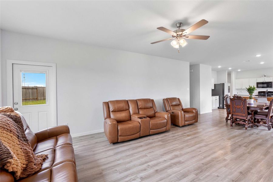 Furnished interior view inside a new home in Sweetgrass Village, Crosby (Image 11).