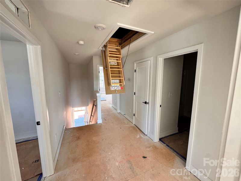 Upstairs hallway area