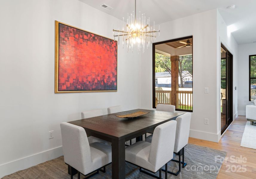 Furnished interior view inside a new home in , Charlotte (Image 37). Furnished interior view inside a new home in , Charlotte (Image 37).