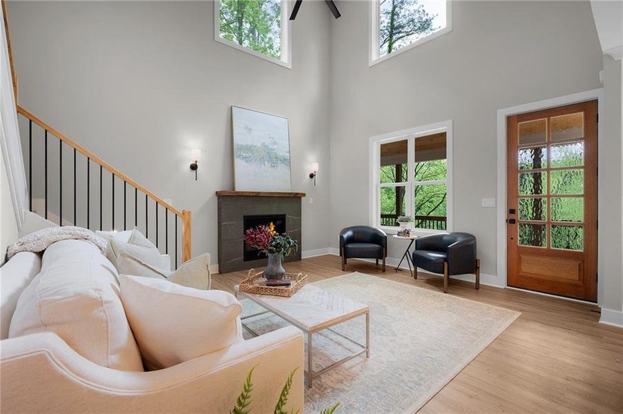 Furnished interior view inside a new home in , Ball Ground (Image 6).