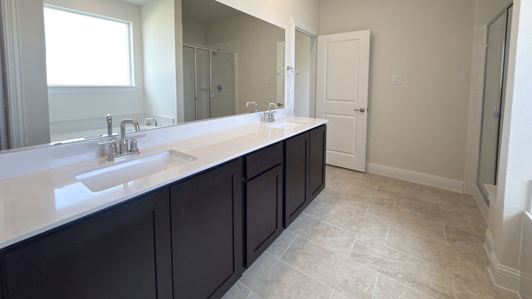 Furnished interior view inside a new home in Silverado, Aubrey (Image 5).