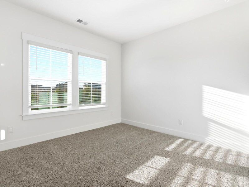 Spacious, unfurnished interior of a new home in The Coves at Lakes of Cane Bay, Summerville (Image 23). Spacious, unfurnished interior of a new home in The Coves at Lakes of Cane Bay, Summerville (Image 23).