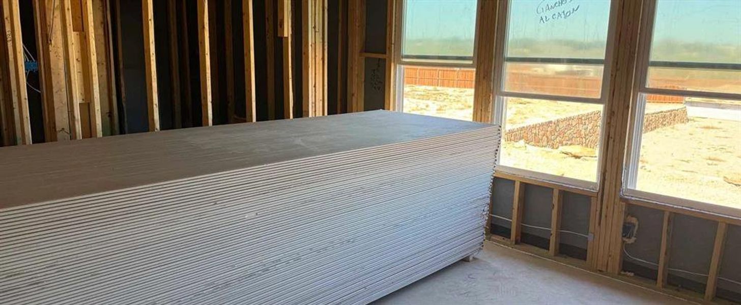 Primary Bedroom Construction Progress