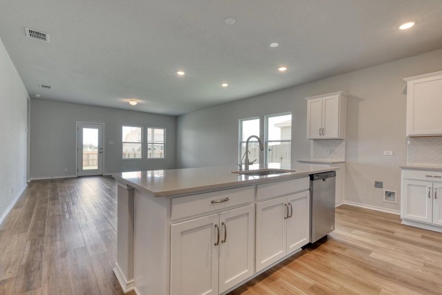 Representative furnished interior of a home built from the Alyssa by Ashton Woods in Hennersby Hollow, San Antonio (Image 19).