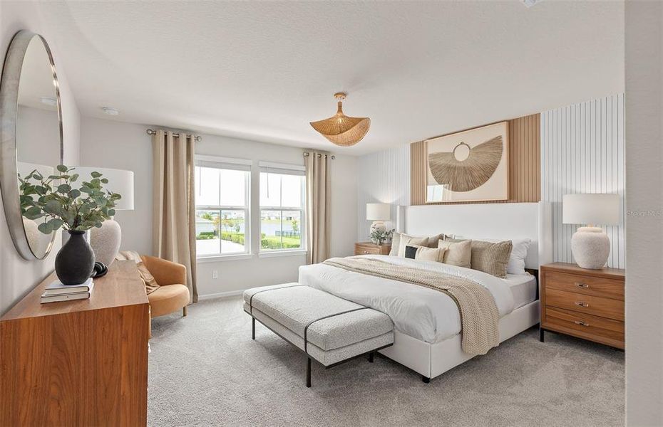 Furnished interior view inside a new home in The Landings at Live Oak Lake, St. Cloud (Image 15).