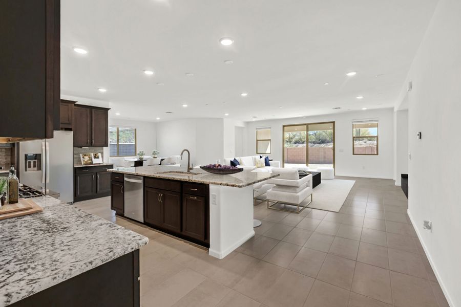 Furnished interior view inside a new home in Montelena, Marana (Image 7).