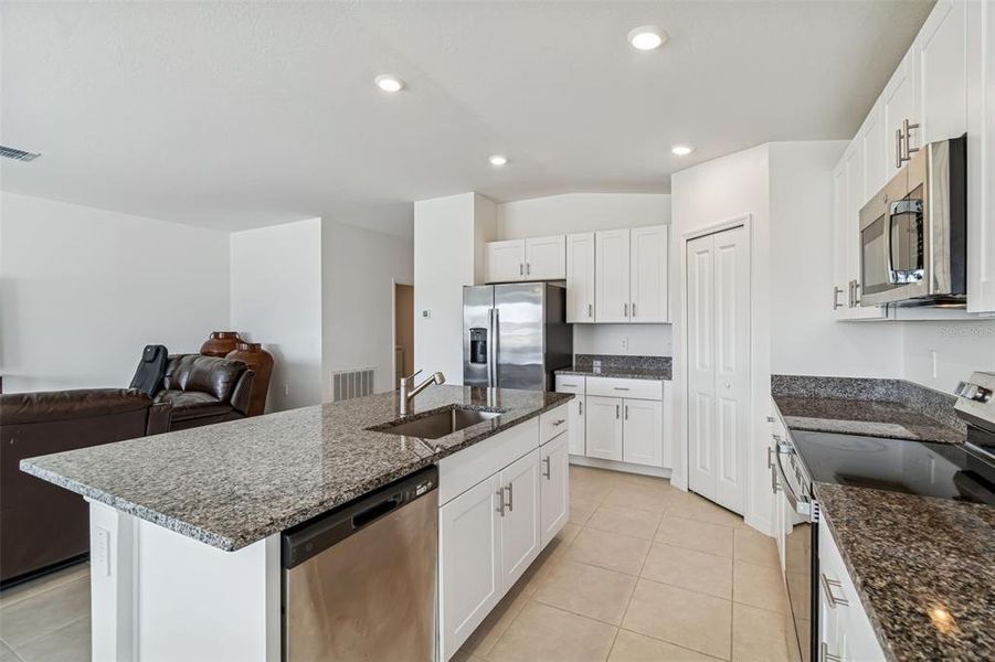 Furnished interior view inside a new home in Wind Meadows South, Bartow (Image 11).