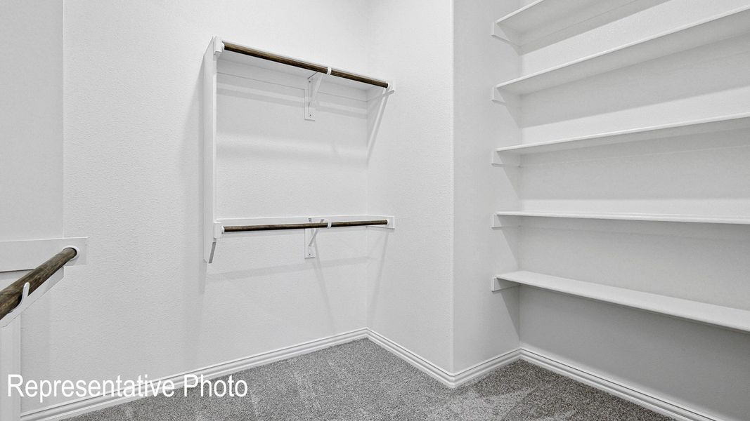 Furnished interior view inside a new home in Green Meadows Premier, Celina (Image 15).