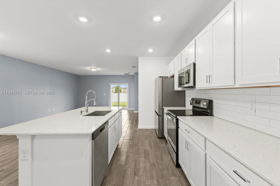 Furnished interior view inside a new home in , Fort Pierce (Image 6).