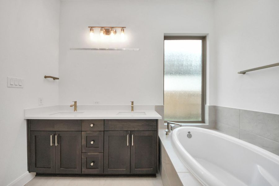 Furnished interior view inside a new home in Marvida, Cypress (Image 5).