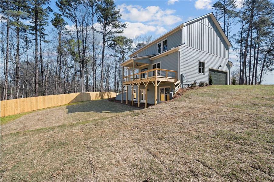 Exterior details and patio area of a home in , Cumming (Image 32).