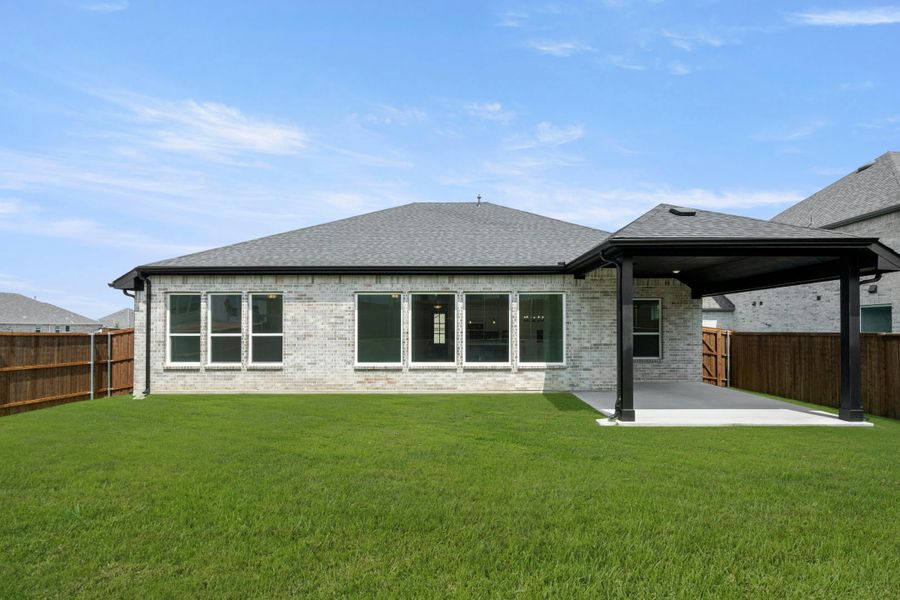 Front exterior of a new home in Westside Preserve - 60ft. lots, Midlothian, TX, highlighting curb appeal (Image 20). Front exterior of a new home in Westside Preserve - 60ft. lots, Midlothian, TX, highlighting curb appeal (Image 20).