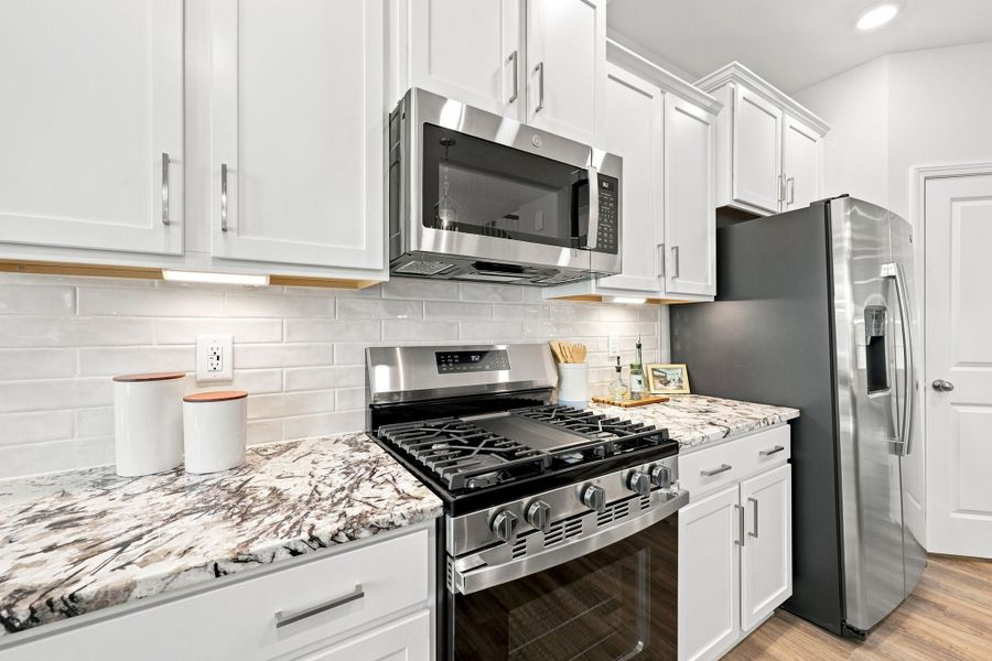 Representative furnished interior of a home built from the The Concerto by Chesapeake Homes in Highgate, Clayton (Image 9).