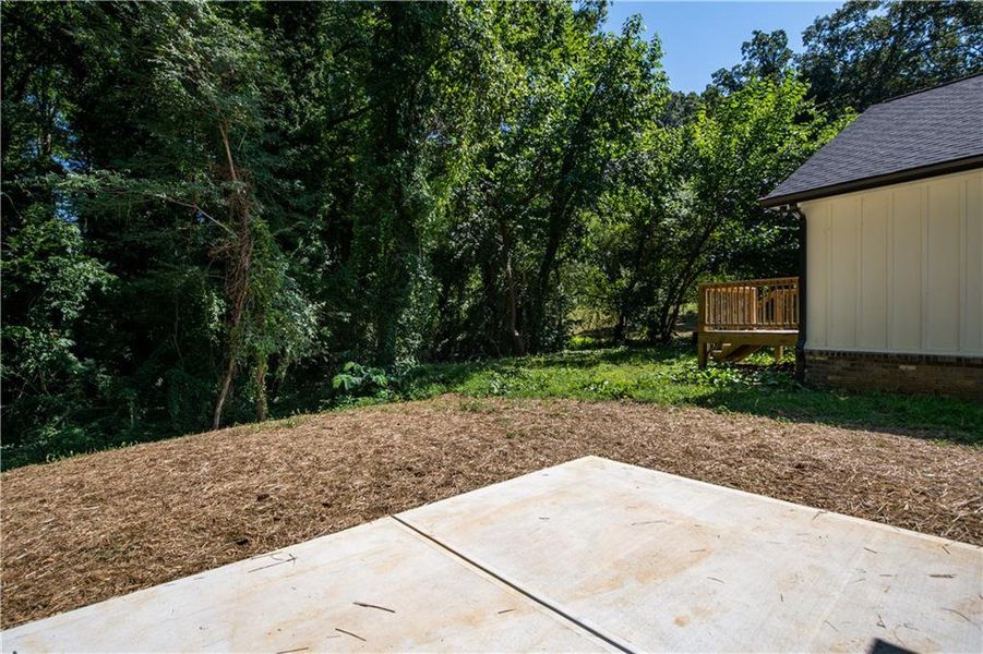 Exterior details and patio area of a home in , Atlanta (Image 4).