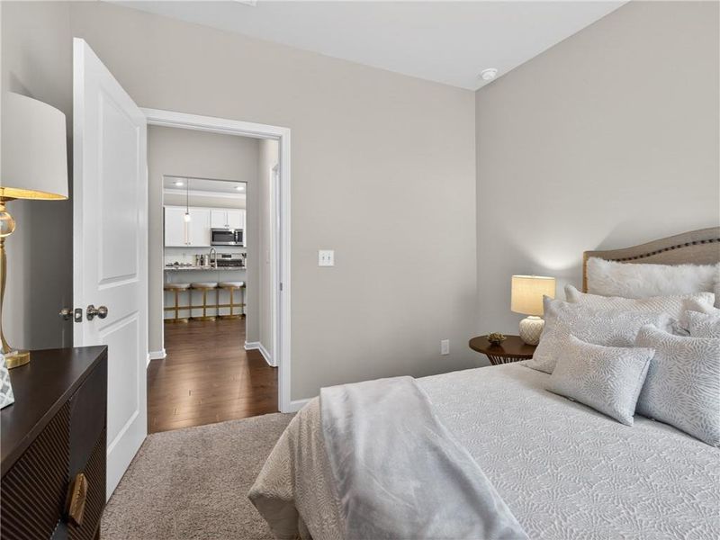 Furnished interior view inside a new home in Creekwood, Powder Springs (Image 29).