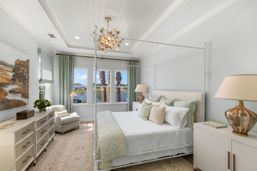 Representative furnished interior of a home built from the Sawyer by Riverside Homes in Mariposa at EverRange, Jacksonville (Image 70).