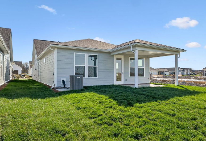 Exterior details and patio area of a home in Del Webb Barton Village, Lebanon (Image 33).