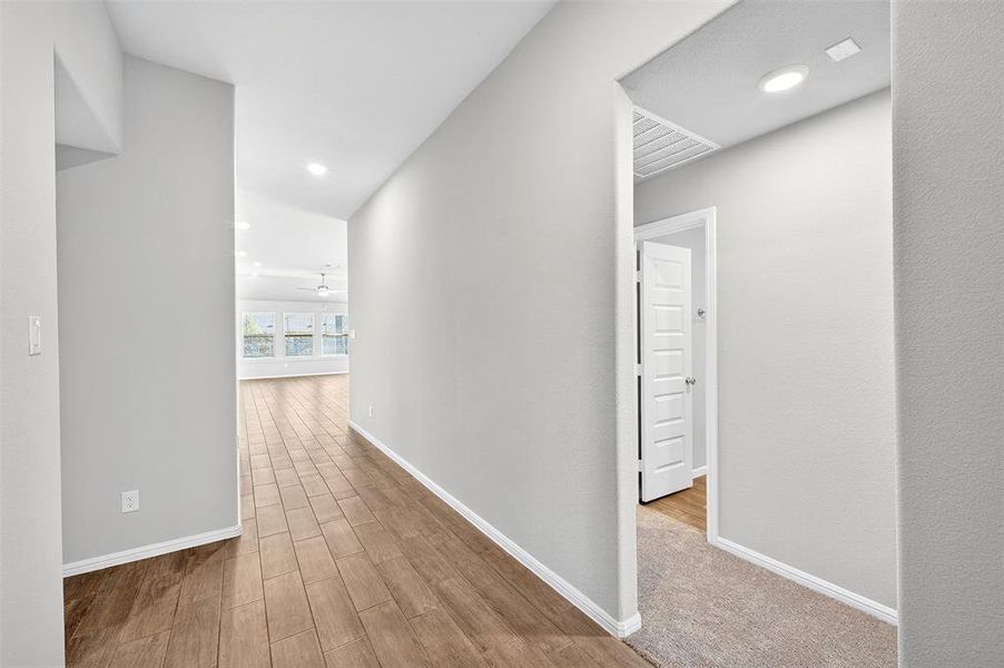 Spacious, unfurnished interior of a new home in Mobberly Farms, Pilot Point (Image 28). Spacious, unfurnished interior of a new home in Mobberly Farms, Pilot Point (Image 28).