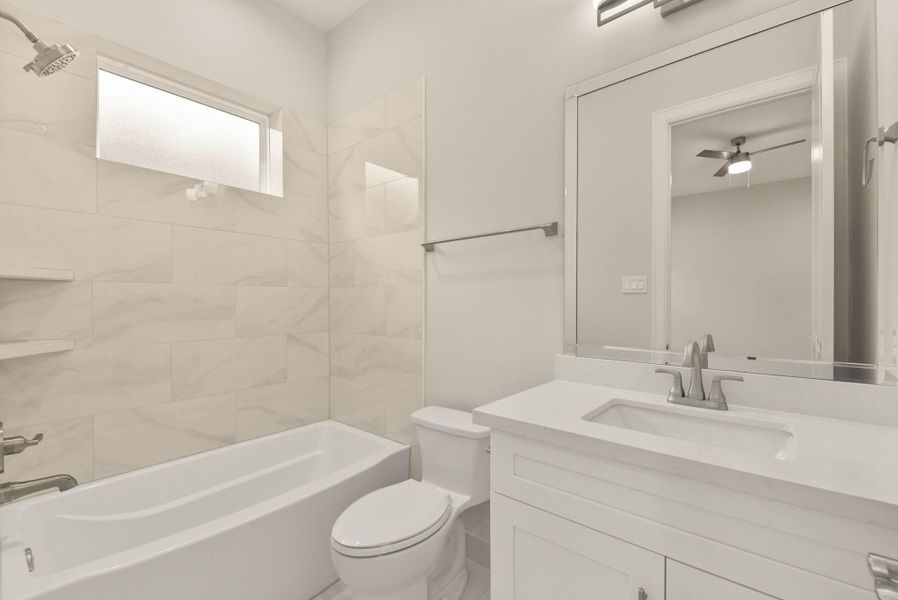 Furnished interior view inside a new home in , Houston (Image 17).