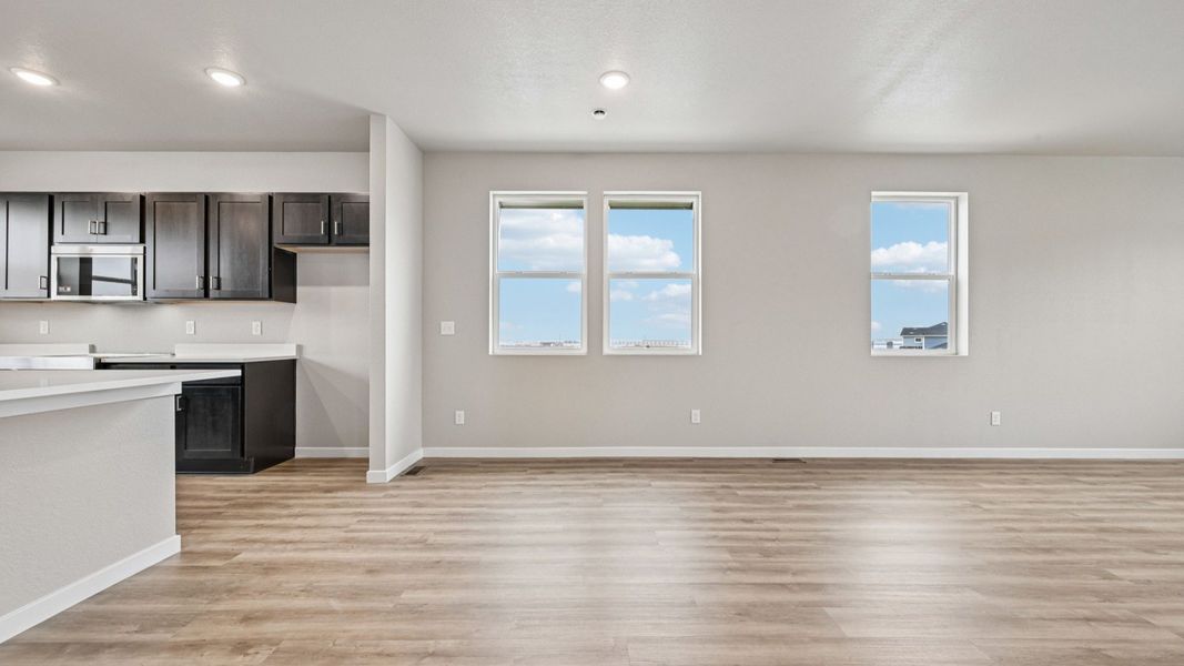 Furnished interior view inside a new home in Windler Townhomes, Aurora (Image 11).