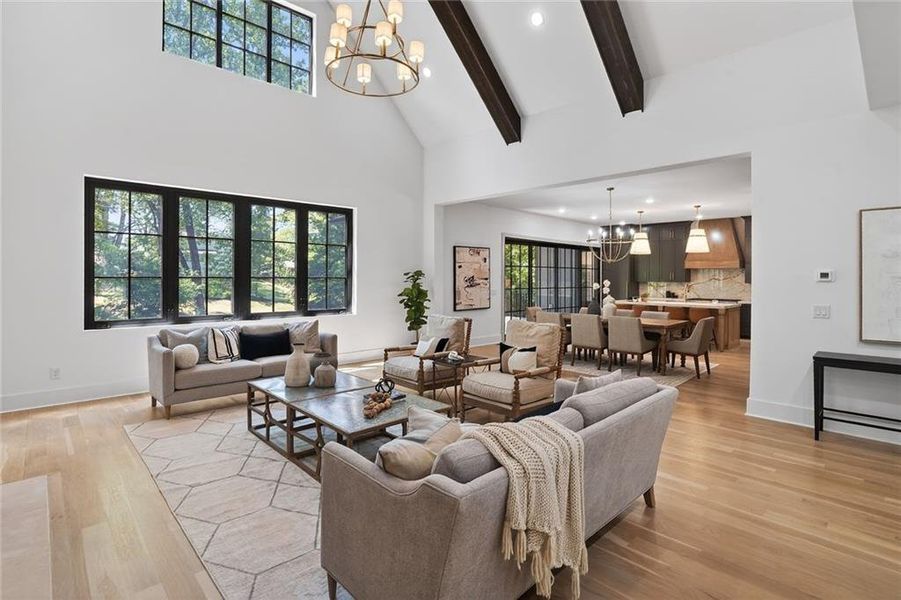 Furnished interior view inside a new home in , Roswell (Image 48).
