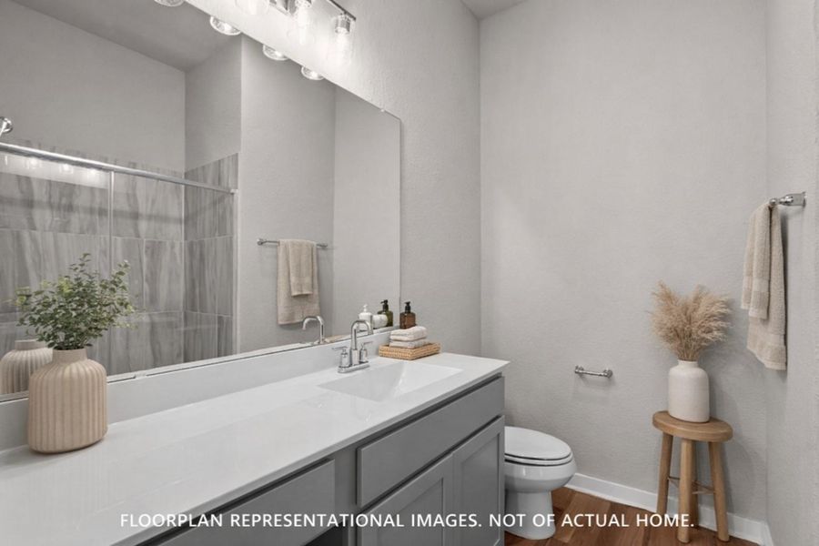 Furnished interior view inside a new home in Moran Ranch, Willis (Image 8).